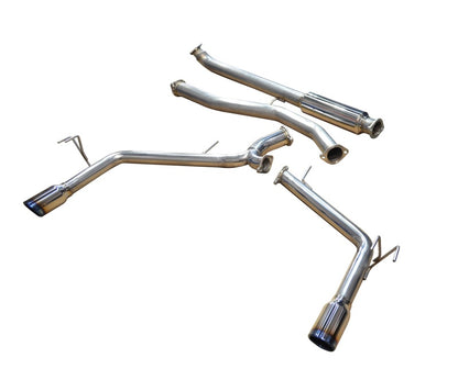 Injen 16-20 Honda Civic 1.5L Turbo 4Cyl (Sedan) 63mm SS Cat-Back Exhaust w/ Dual Burnt Titanium Tips - Graveyard Performance