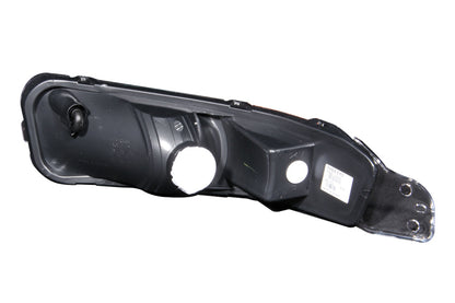 ANZO 2005-2009 Ford Mustang Euro Parking Lights Black w/ Amber Reflector - Graveyard Performance