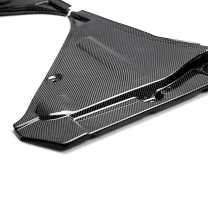 Seibon 09-10 Nissan GT-R R35 Carbon Fiber Cooling Plate - Graveyard Performance