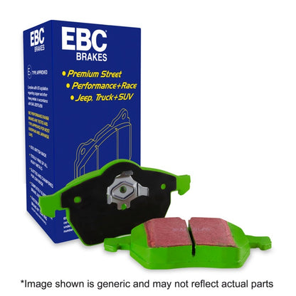 EBC 2016-2017 Ford Focus RS Front Greenstuff Brake Pads - Graveyard Performance