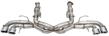 Corsa 2020-25 Corvette C8 3in Xtreme Cat-Back Exhaust 4.5in Pol Quad Tips - Deletes stock AFM Valve - Graveyard Performance