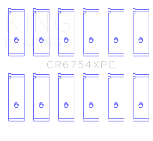 King Engine Bearings Toyota2JZGE/2JZGTE 3.0L pMaxKote Performance Rod Bearing Set - Size STD