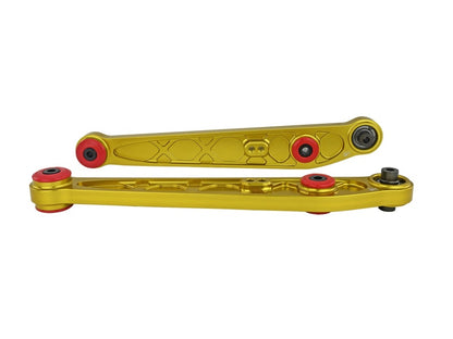 Skunk2 Honda/Acura EK Alpha Series Rear Lower Control Arm Set - Gold - Graveyard Performance