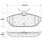 StopTech Street Touring 05-09 Ford Mustang Cobra/Mach 1 V6/GT / 10 Shelby Rear Pads