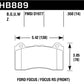 Hawk HP Plus Track Only Ferro-Carbon Brake Pads