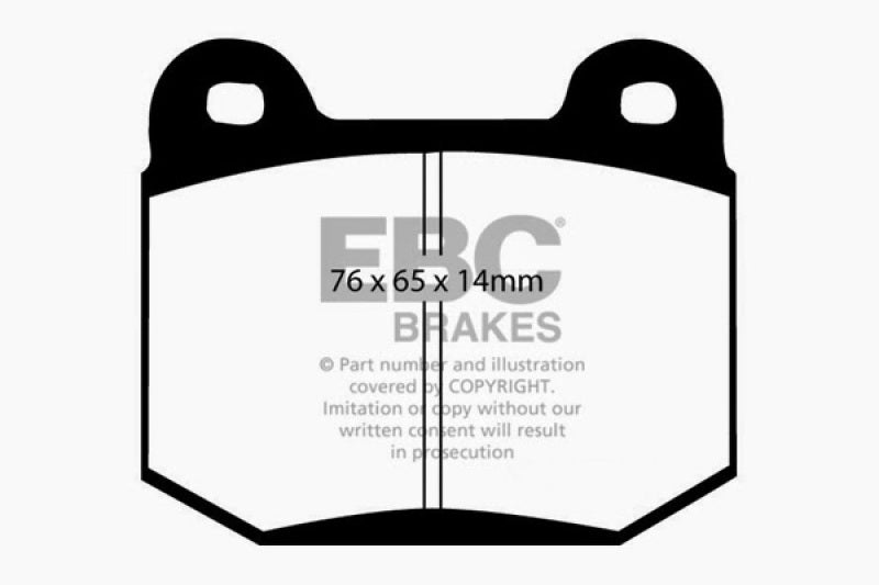 EBC 03-04 Infiniti G35 3.5 (Manual) (Brembo) Greenstuff Rear Brake Pads - Graveyard Performance