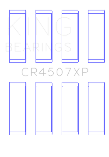 King Engine Bearings Mazda Mzr 2.3L 16V / Ford Duratec 2.3L 16V Connecting Rod Bearing Set - Graveyard Performance