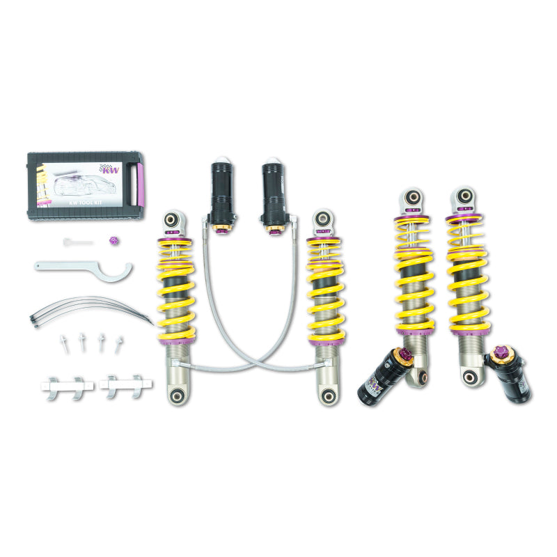 KW Coilover Kit V4 2010-2015 Audi R8 (42) V8 Including Spyder w/o Magnetic Ride - Graveyard Performance
