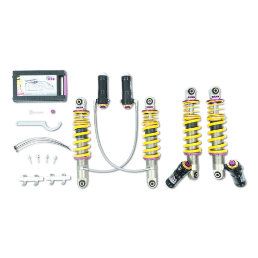 KW Coilover Kit V4 2010-2015 Audi R8 (42) V8 Including Spyder w/o Magnetic Ride - Graveyard Performance