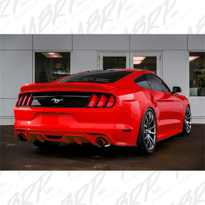 MBRP 15-17 Ford Mustang GT 5.0 3in Cat Back Dual Split Rear Race Version 4.5in Tips - T409 - Graveyard Performance