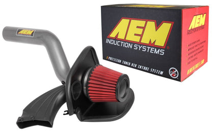 AEM 16-18 Ford Focus RS L4-2.3L F/I Gunmetal Gray Cold Air Intake - Graveyard Performance