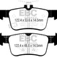 EBC 2016+ Honda Civic Coupe 1.5L Turbo Greenstuff Rear Brake Pads