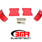 BMR 79-04 Fox Mustang Lower Torque Box Reinforcement Plates - Red