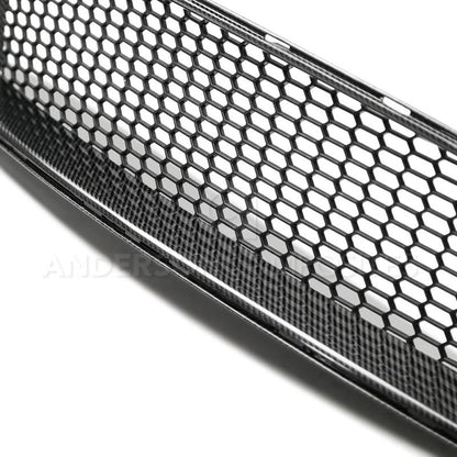 Anderson Composites 2018 Ford Mustang Type-GT Carbon Fiber Upper Grille - Graveyard Performance