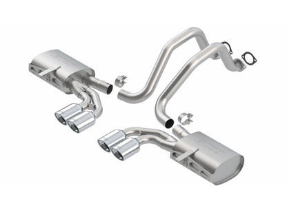 Borla 97-04 Chevrolet Corvette 5.7L 8cyl Touring SS Catback Exhaust - Graveyard Performance