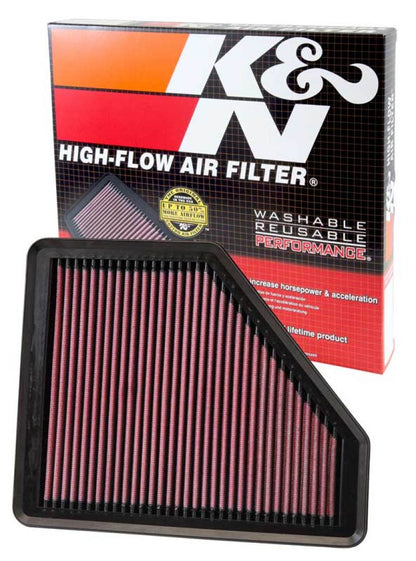 K&N Hyundai Genesis Coupe 2.0T/3.8 Drop In Air Filter - Graveyard Performance