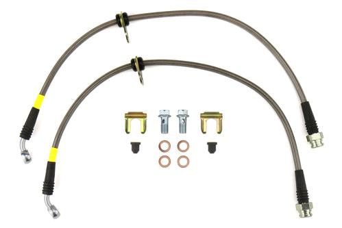 FactionFab Rear Stainless Steel Brake Lines - Subaru WRX 2008+