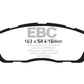 EBC 13-14 Ford Mustang 3.7 (A/T+Performance Pkg) Greenstuff Front Brake Pads