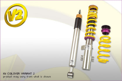 KW Coilover Kit V2 Honda Civic (all excl. Hybrid) w/ 14mm (0.55) front strut lower mounting bolt - Graveyard Performance