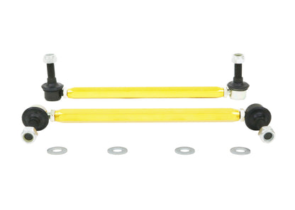 Whiteline 18-19 Kia Stinger Front Sway Bar Link Assembly Heavy Duty Adjustable Steel Ball - Graveyard Performance