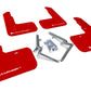 Rally Armor 17-22 Honda Civic Type R Red UR Mud Flap w/White Logo