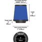 Airaid Universal Air Filter - Cone 4 x 7 x 4 5/8 x 7 w/ Short Flange - Blue SynthaMax