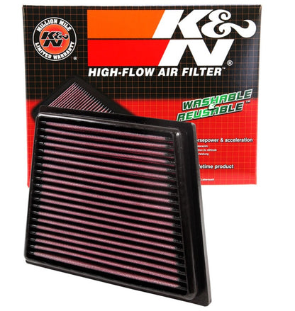 K&N 08 Ford Fiesta 1.25L-L4 Drop In Air Filter - Graveyard Performance