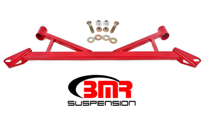 BMR 15-17 S550 Mustang Front 4-Point Subframe Chassis Brace - Red - Graveyard Performance