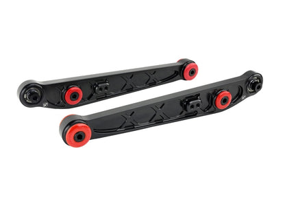 Skunk2 Honda/Acura EK Alpha Series Rear Lower Control Arm Set - Black - Graveyard Performance