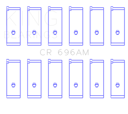 King Engine Bearings Toyota 5ME/5MGE/7MGE/7MGTE Rod Bearing Set - Size STD - Graveyard Performance
