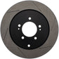 StopTech Power Slot 08-09 Evo 10 Slotted Right Rear Rotor