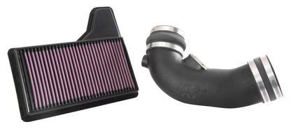 K&N 2015 Ford Mustang V8-5.0L Performance Air Intake System - Graveyard Performance