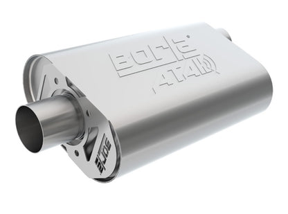 Borla CrateMuffler LS3 ATAK 2.25in Offset/Offset 14inx4.35inx9in Oval Muffler - Graveyard Performance