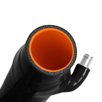 Mishimoto 08 Subaru WRX Black Silicone Induction Hose - Graveyard Performance