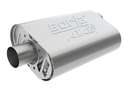 Borla CrateMuffler LS3 ATAK 2.25in Offset/Offset 14inx4.35inx9in Oval Muffler - Graveyard Performance