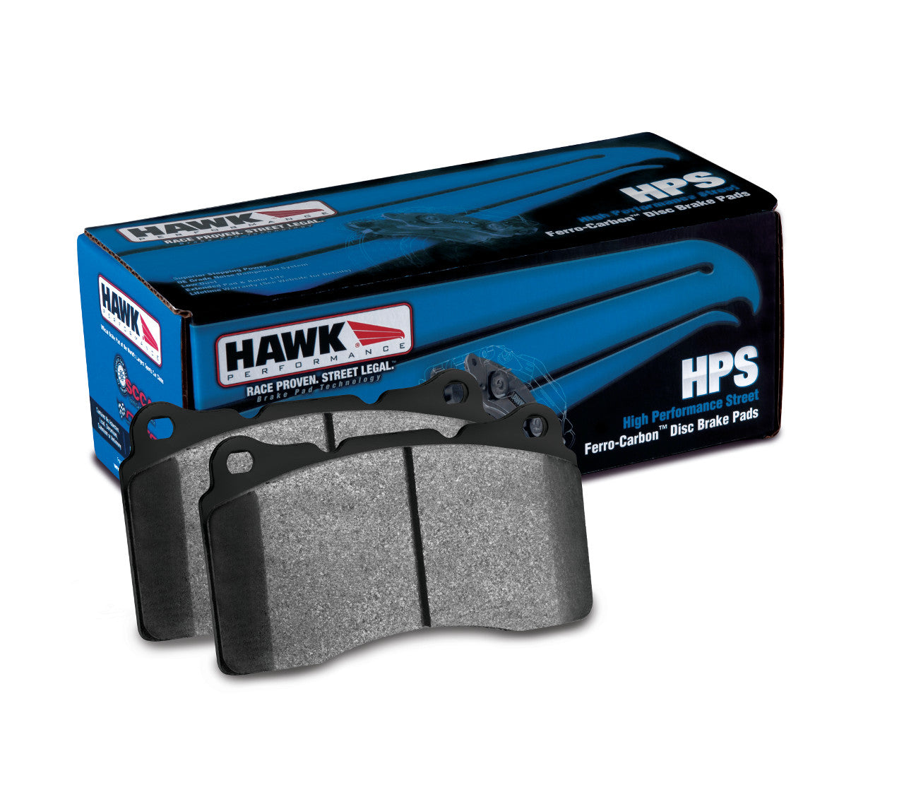 Hawk 08-14 WRX Rear HPS Street Brake Pads