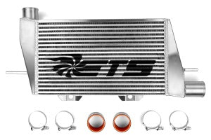 ETS Front Mount Intercooler Silver Core w/ Stencil Mitsubishi Evo X 2008-2015