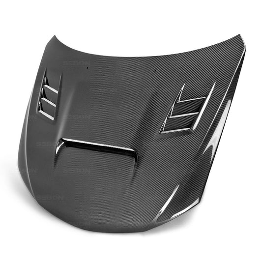 CW-STYLE CARBON FIBER HOOD FOR 2008-2014 SUBARU WRX / STI