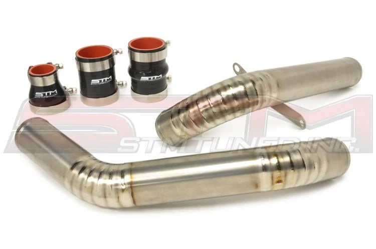 STM 2.5" Titanium Upper Intercooler Pipe Kit | 2008-2015 Mitsubishi Evo X