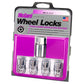 McGard Wheel Lock Nut Set - 4pk. (Cone Seat) M12X1.5 / 19mm & 21mm Dual Hex / 1.46in. L - Chrome