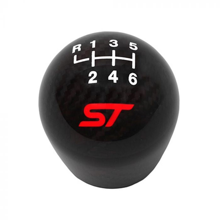 Ford Performance Shift Knob Carbon Fiber With 6-Speed Pattern/ST Logo Focus ST 2013-2018/ Fiesta ST 2014-2019