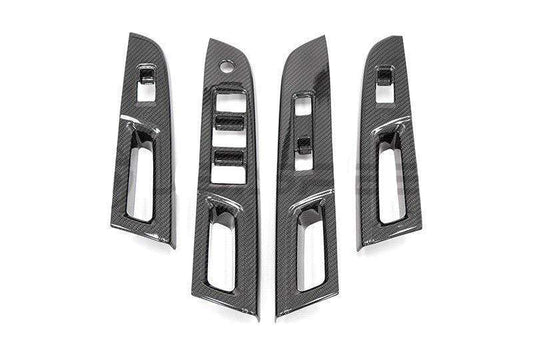 OLM LE Dry Carbon Fiber Switch Panel Covers (Version 18) Subaru WRX / STI 2018-2021