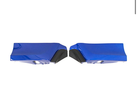 OLM Paint Matched JDM Style Rear Splash Guards (World Rally Blue) - 2015-2020 WRX / STI -
