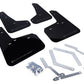 Rally Armor 13+ Ford Focus ST Black Mud Flap w/ Grey Logo