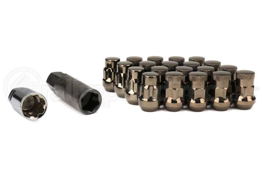 Muteki SR35 16+4 Closed Ended Chrome Titanium Lug Nuts 35mm 12x1.25 - Universal