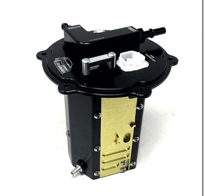 Bpr EvoX billet double pumper kit, add 2 Walbro 450 8an feed-6an return add relay box (hobbswitch) add fuel line kit