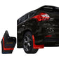 Rally Armor 13+ Ford Focus ST Black Mud Flap w/ Grey Logo