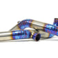 STM Evo 7/8/9 Titanium 2.5in Upper Intercooler Pipe Kit - Burned Blue (+$125) / TiAL BOV Flange / for 2.75" Throttle Body