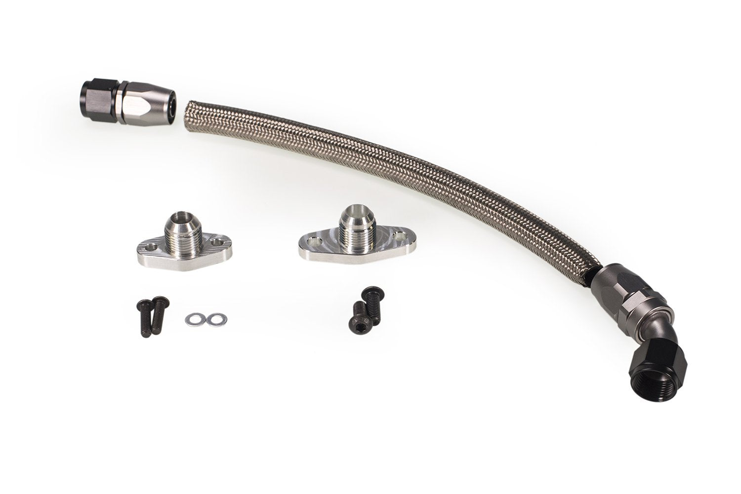 MAPerformance Stainless Steel Oil Return Line Kit | 1G DSM Fitments (DSM-ORL-SS) - Graveyard Performance