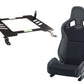 Recaro Sportster CS Seats + Planted Mounting Hardware Combo | 2008-2015 Mitsubishi Evo X
